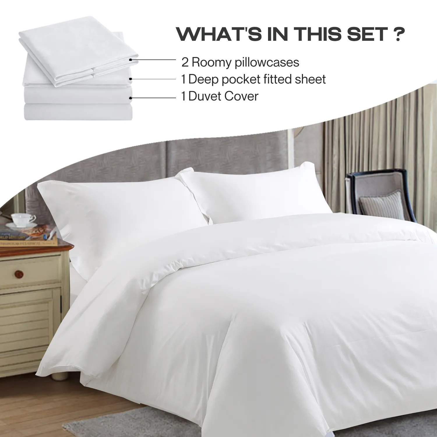 100 cotton bedding